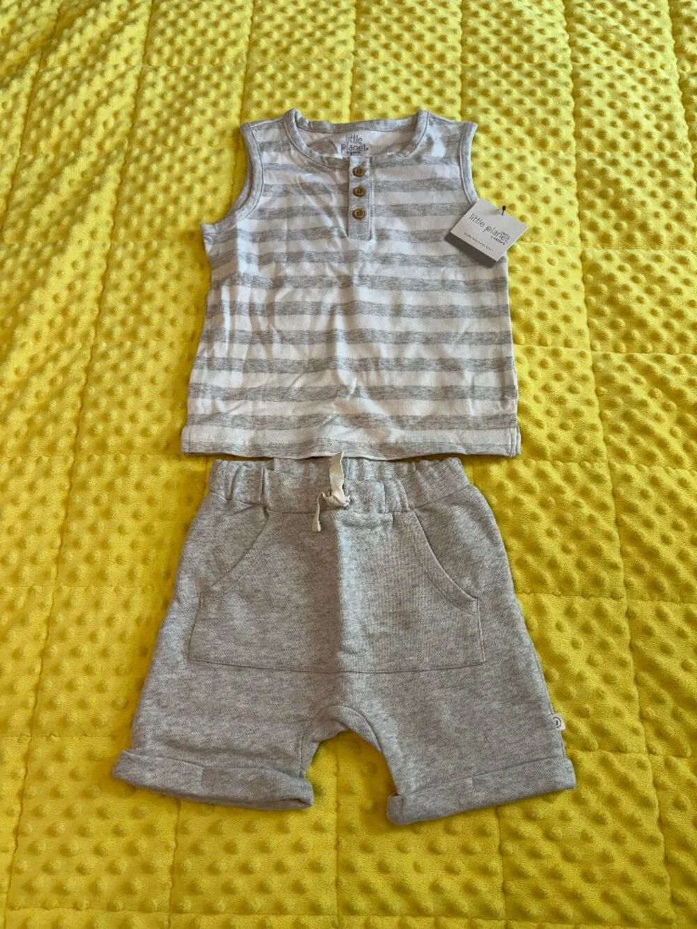 NEW with tags, Organic cotton 2-piece play set, size 5T
